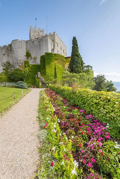 Duino castle, Duino, province of Trieste, Friuli Venezia Giulia, Italy