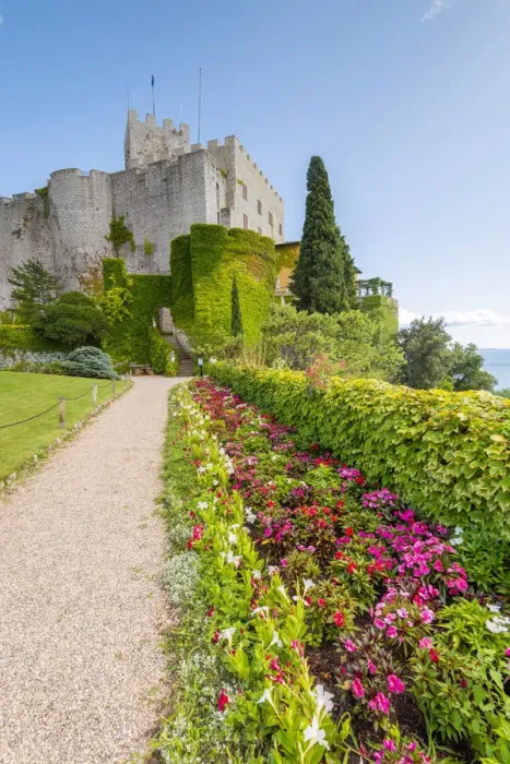 Framed Print : Duino castle, Duino, province of Trieste, Friuli Venezia Giulia, Italy Framed Print : Duino castle, Duino, province of Trieste, Friuli Venezia Giulia, Italy
