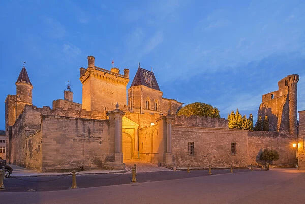 The Dukes palace at Uzes, Gard, Languedoc-Roussillon, France