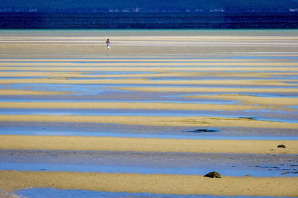 Dunalley Beach at low tide, Dunalley, Tasmania, Australia