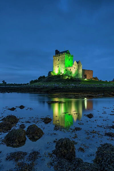 Dunguaire Castle at Night, Kinvarra, Co. Galway, Ireland