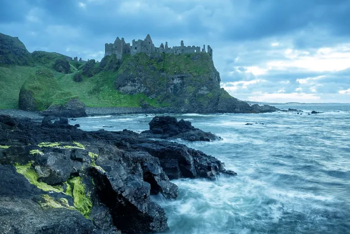 Framed Print : Dunluce Castle, County Antrim, Northern Ireland, UK Framed Print : Dunluce Castle, County Antrim, Northern Ireland, UK