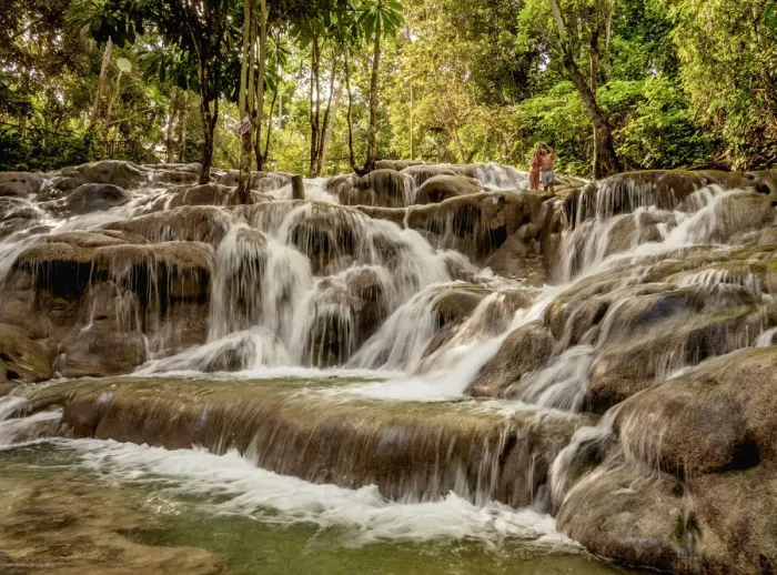 Framed Print : Dunns River Falls, Ocho Rios, Saint Ann Parish, Jamaica Framed Print : Dunns River Falls, Ocho Rios, Saint Ann Parish, Jamaica