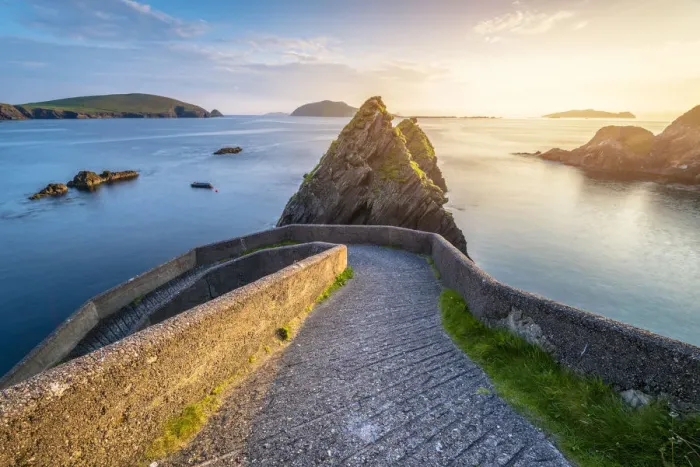 Framed Print : Dunquin pier (Dun Chaoin), Dingle peninsula, County Kerry, Munster province, Ireland, Europe Framed Print : Dunquin pier (Dun Chaoin), Dingle peninsula, County Kerry, Munster province, Ireland, Europe
