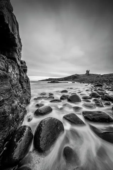 Framed Print : Dunstanburgh Castle, Northumberland, England, UK