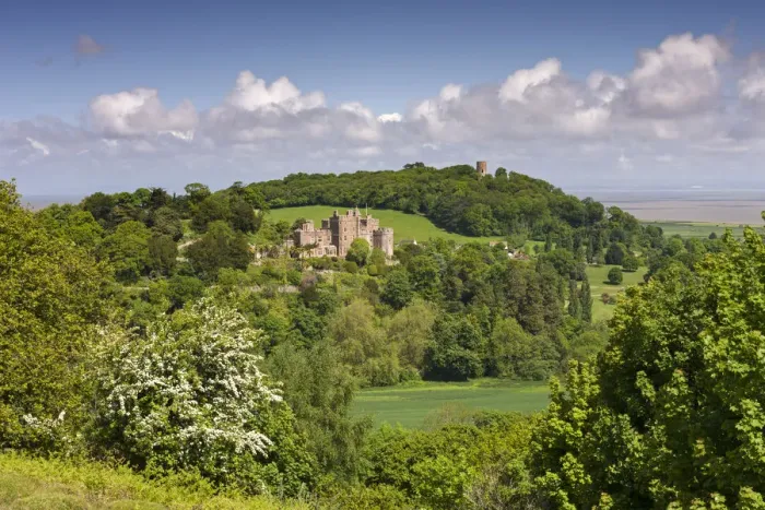 Framed Print : Dunster Castle and Conygar Tower, Exmoor National Park, Somerset, England Framed Print : Dunster Castle and Conygar Tower, Exmoor National Park, Somerset, England