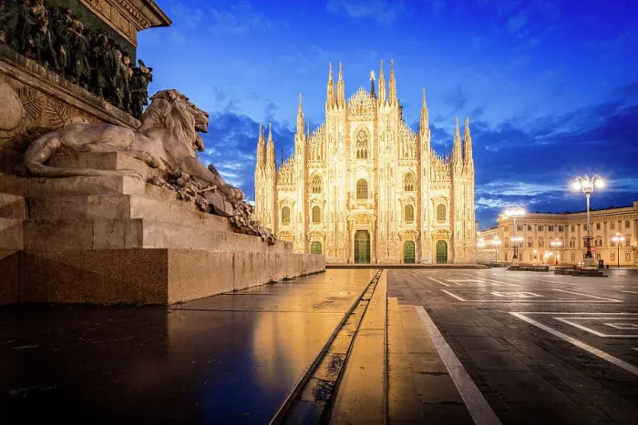 Framed Print : Duomo (Cathedral), Milan, Lombardy, Italy