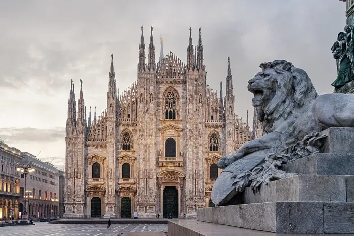 Framed Print : Duomo (Cathedral), Milan, Lombardy, Italy