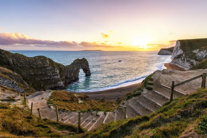 Framed Print : Durdle Door, Jurassic coast, Dorset, England, UK