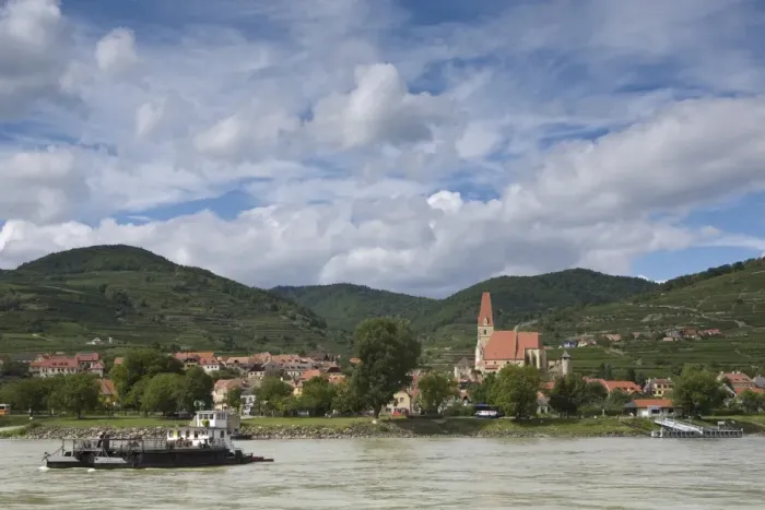 Framed Print : Dürnstein at Danube, Wachau, Lower Austria, Austria