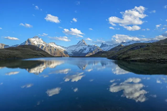 Framed Print : Dusk at Bachalpsee, Grindelwald, Berner Oberland, Switzerland Framed Print : Dusk at Bachalpsee, Grindelwald, Berner Oberland, Switzerland