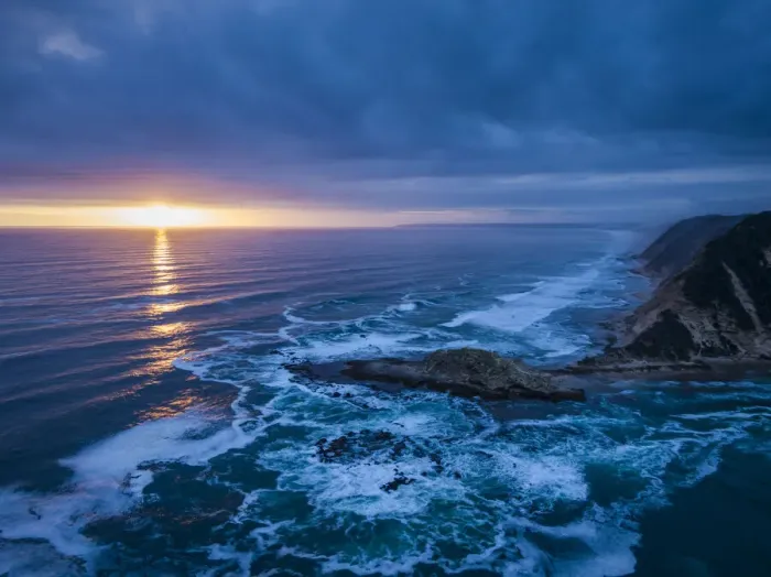 Framed Print : Dusk at Gerickes Point, Western Cape, South Africa