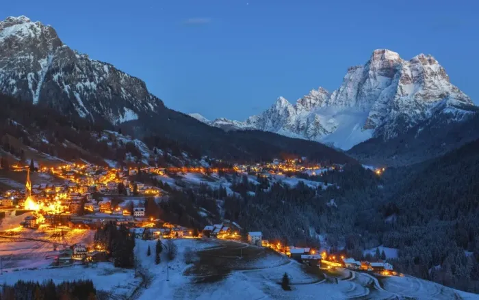Framed Print : Dusk in Selva di Cadore, Santa Fosca, Pescul, Dolomites, Italy Framed Print : Dusk in Selva di Cadore, Santa Fosca, Pescul, Dolomites, Italy