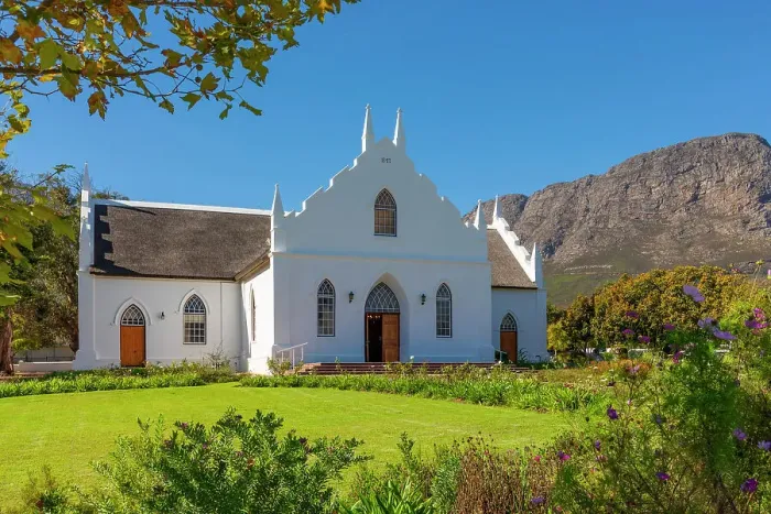 Framed Print : Dutch Reformed Church, Franschhoek, Western Cape, South Africa Framed Print : Dutch Reformed Church, Franschhoek, Western Cape, South Africa