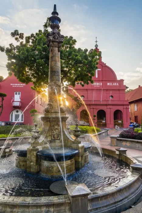Framed Print : Dutch Square, Christ Church, Malacca City, Malaysia Framed Print : Dutch Square, Christ Church, Malacca City, Malaysia