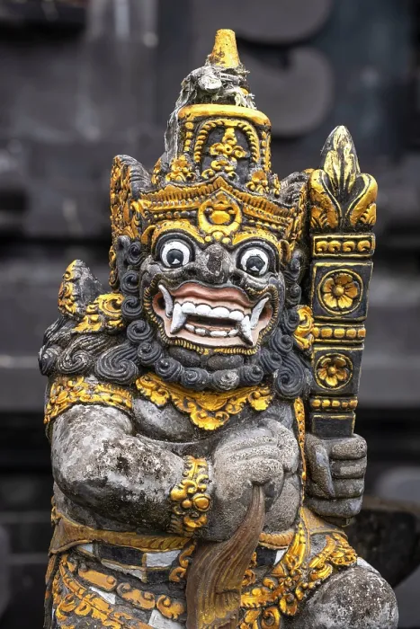 Framed Print : Dvarapala guardian statue, Pura Tanah Lot Temple, Bali, Indonesia Framed Print : Dvarapala guardian statue, Pura Tanah Lot Temple, Bali, Indonesia