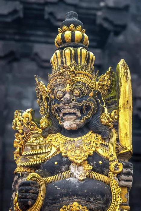 Framed Print : Dvarapala guardian statue, Pura Tanah Lot Temple, Bali, Indonesia Framed Print : Dvarapala guardian statue, Pura Tanah Lot Temple, Bali, Indonesia