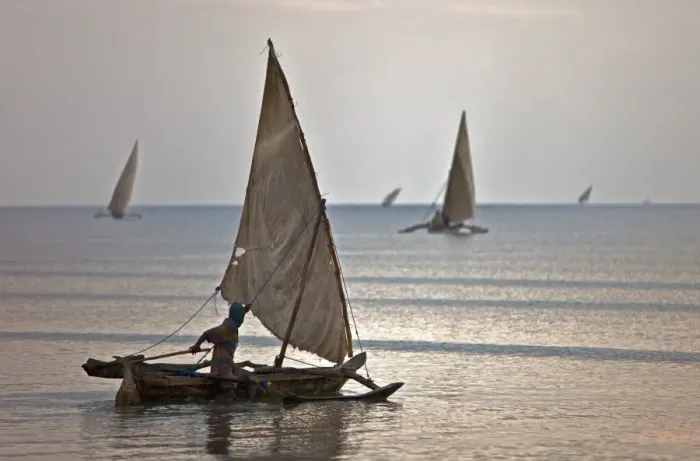 Framed Print : Early morning activity off Bagamoyo Framed Print : Early morning activity off Bagamoyo