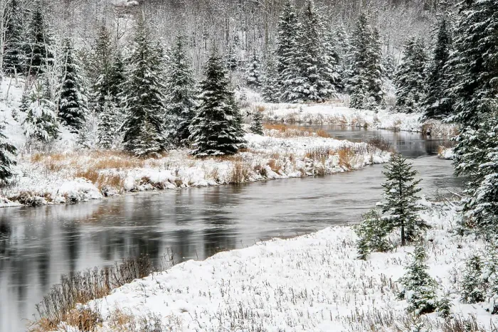 Framed Print : Early snowfall on Junction Creek, Greater Sudbury, Ontario, Canada Framed Print : Early snowfall on Junction Creek, Greater Sudbury, Ontario, Canada