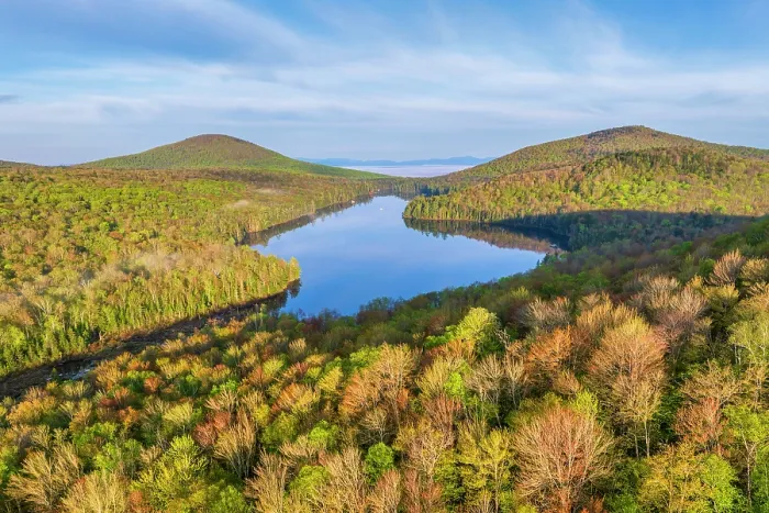Framed Print : Early spring colors at Kettle Pond, Groton State Forest, Vermont, USA Framed Print : Early spring colors at Kettle Pond, Groton State Forest, Vermont, USA