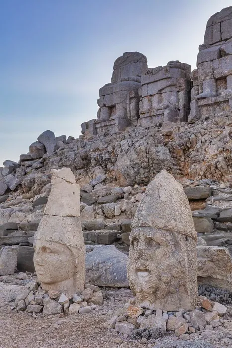 Framed Print : East terrace, Mount Nemrut, Nemrud, Adiyaman Province, Turkey