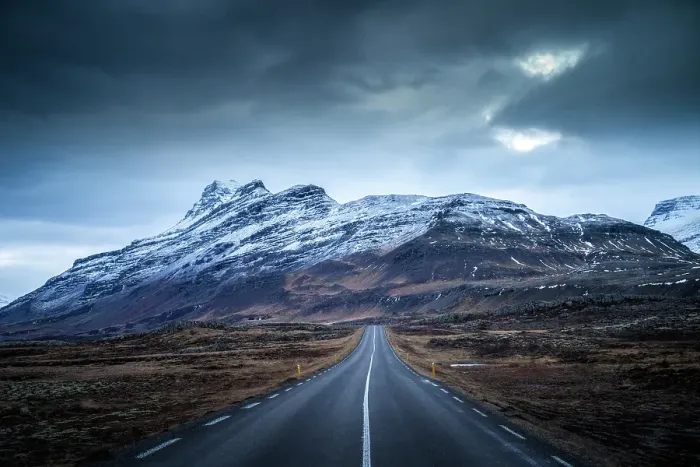 Framed Print : Eastern Iceland: on the road in the eastern fjords region Framed Print : Eastern Iceland: on the road in the eastern fjords region