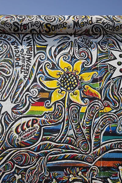 Eastside gallery (Berlin Wall), Muhlenstrasse, Berlin, Germany