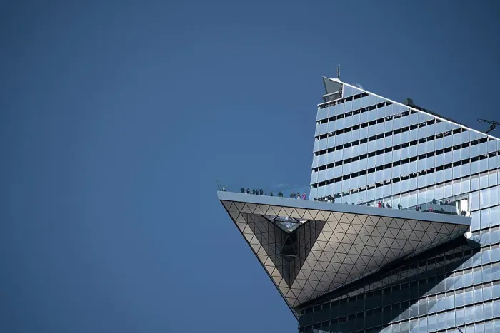 Framed Print : The Edge deck terrace, Hudson Yards, New York City, USA Framed Print : The Edge deck terrace, Hudson Yards, New York City, USA
