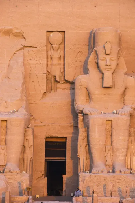 Framed Print : Egypt, Abu Simbel, The Great Temple, known as Temple of Ramses II