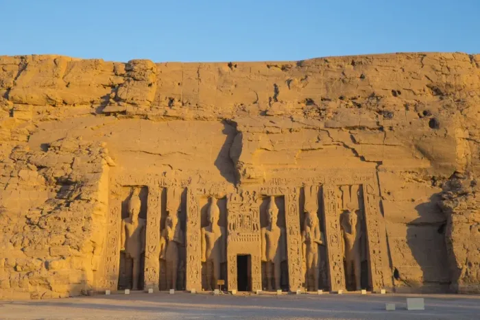 Framed Print : Egypt, Abu Simbel, The small temple -known as Temple of Hathor - dedicated to Nefertari Framed Print : Egypt, Abu Simbel, The small temple -known as Temple of Hathor - dedicated to Nefertari