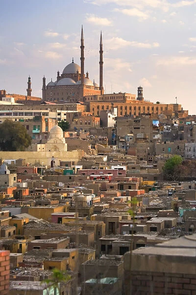 Egypt, Cairo, view of the Citadel and Islamic Quarter
