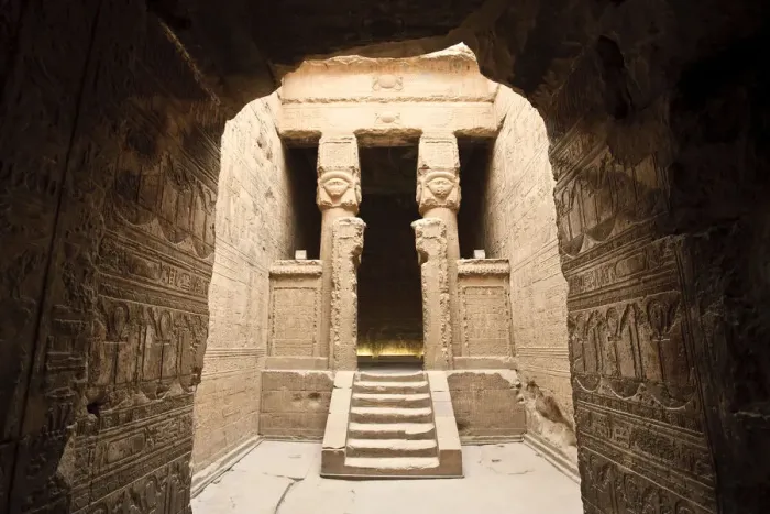Framed Print : Egypt, Luxor, Dendara, Temple of Hathor Framed Print : Egypt, Luxor, Dendara, Temple of Hathor