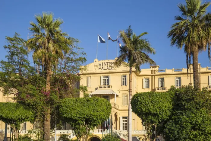 Framed Print : Egypt, Luxor, Garden at the The Winter Palace Hotel Framed Print : Egypt, Luxor, Garden at the The Winter Palace Hotel