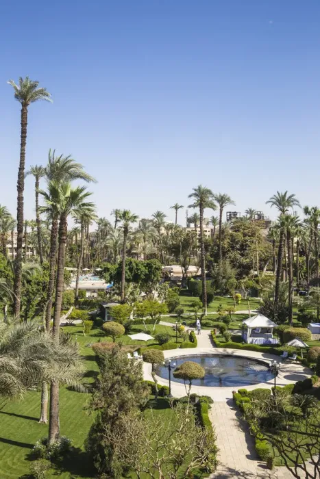 Framed Print : Egypt, Luxor, Garden at the The Winter Palace Hotel Framed Print : Egypt, Luxor, Garden at the The Winter Palace Hotel