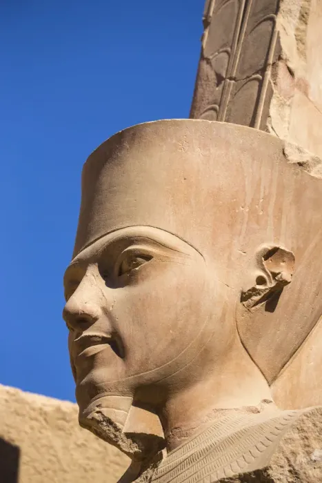 Framed Print : Egypt, Luxor, Karnak Temple, Statue of Tutankhamun Framed Print : Egypt, Luxor, Karnak Temple, Statue of Tutankhamun