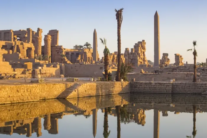 Framed Print : Egypt, Luxor, Karnak Temple, Temple of Amun & Sacred Lake Framed Print : Egypt, Luxor, Karnak Temple, Temple of Amun & Sacred Lake