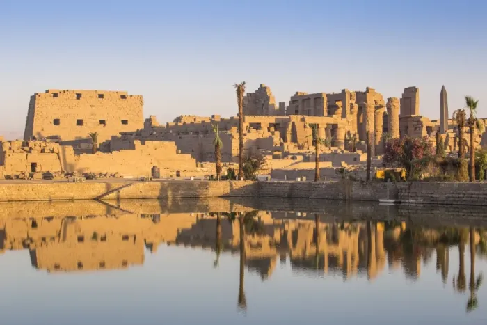 Framed Print : Egypt, Luxor, Karnak Temple, Temple of Amun & Sacred Lake Framed Print : Egypt, Luxor, Karnak Temple, Temple of Amun & Sacred Lake