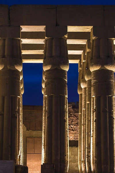 Egypt, Luxor, Luxor Temple, The Colonnade
