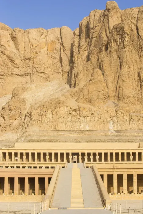 Framed Print : Egypt, Luxor, West Bank, Deir Al Bahri, Temple of Hatshepsut also known as Djeser-Djeseru Framed Print : Egypt, Luxor, West Bank, Deir Al Bahri, Temple of Hatshepsut also known as Djeser-Djeseru