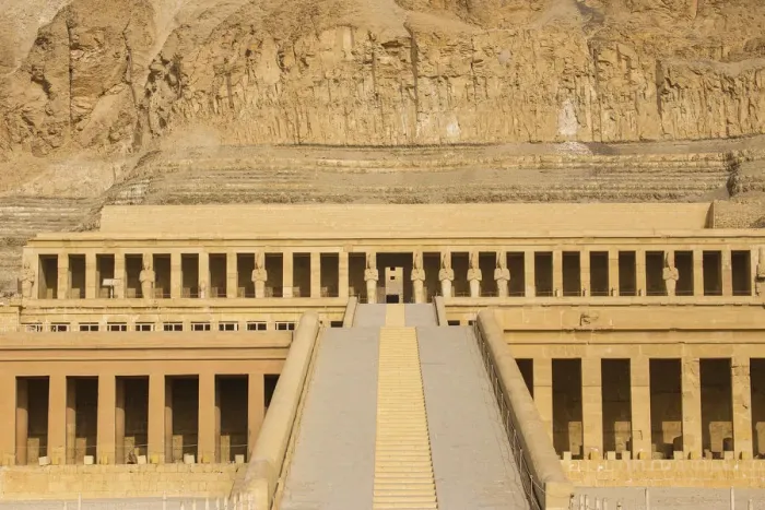Framed Print : Egypt, Luxor, West Bank, Deir Al Bahri, Temple of Hatshepsut also known as Djeser-Djeseru Framed Print : Egypt, Luxor, West Bank, Deir Al Bahri, Temple of Hatshepsut also known as Djeser-Djeseru