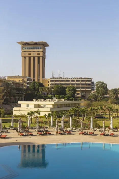 Framed Print : Egypt, Upper Egypt, Aswan, Elephantine Island, Swimming pool at Movenpick Resort Framed Print : Egypt, Upper Egypt, Aswan, Elephantine Island, Swimming pool at Movenpick Resort