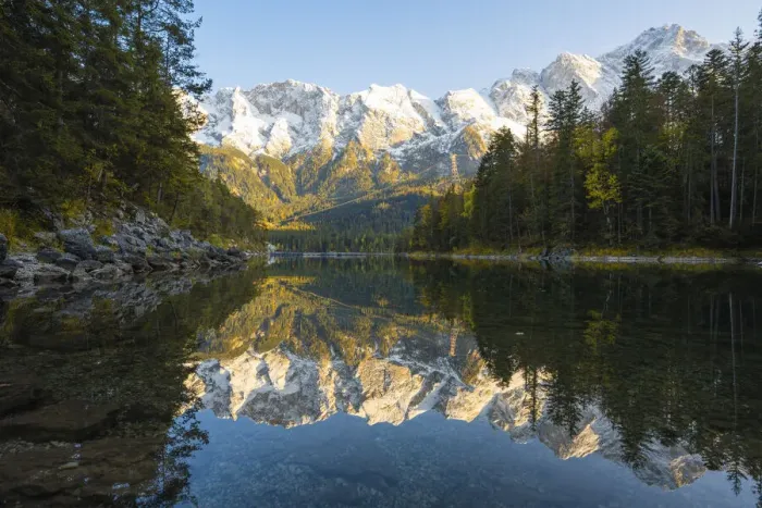 Framed Print : Eibsee, Garmisch-Partenkirchen, Bavaria, Germany Framed Print : Eibsee, Garmisch-Partenkirchen, Bavaria, Germany