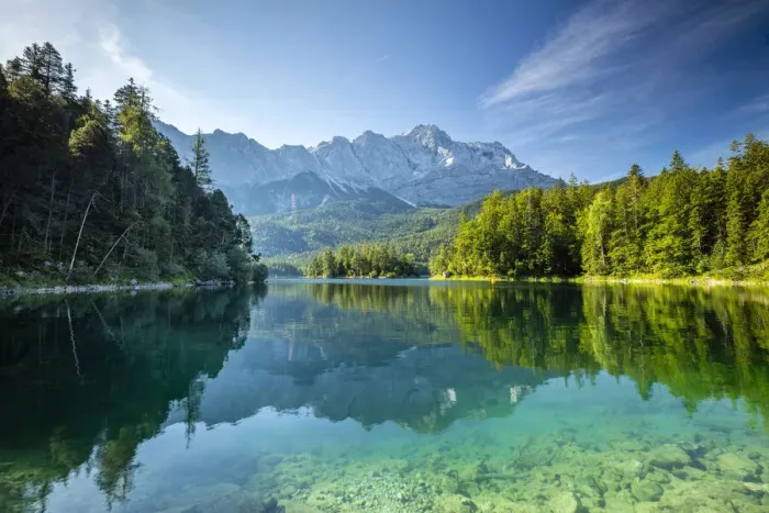 Framed Print : Eibsee Lake, Garmisch Partenkirchen, Bayern, Bavaria, Germany Framed Print : Eibsee Lake, Garmisch Partenkirchen, Bayern, Bavaria, Germany