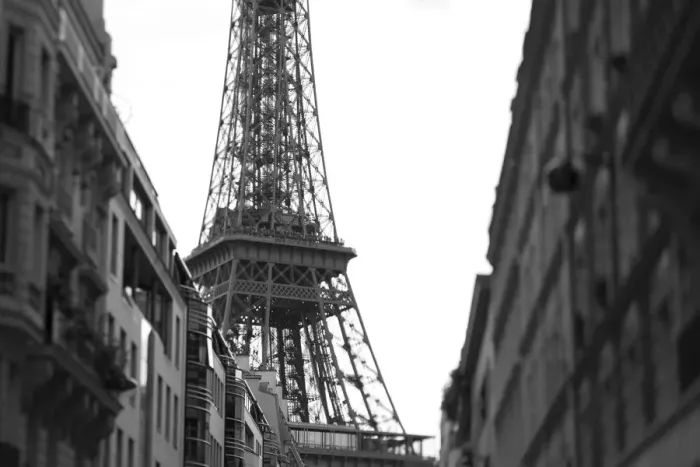 Framed Print : Eiffel Tower and River Seine, Paris, France