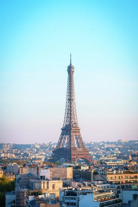Framed Print : Eiffel Tower and skyline of Paris, Paris, France
