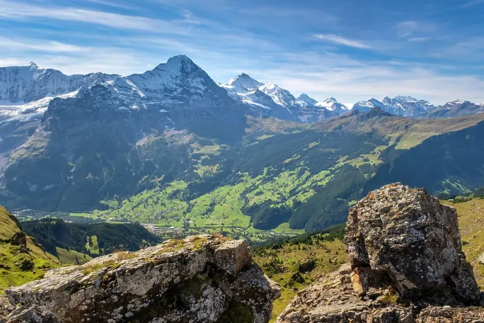 Framed Print : Eiger and Jungfrau from Grindelwald First, Grindelwald, Berner Oberland, Switzerland Framed Print : Eiger and Jungfrau from Grindelwald First, Grindelwald, Berner Oberland, Switzerland