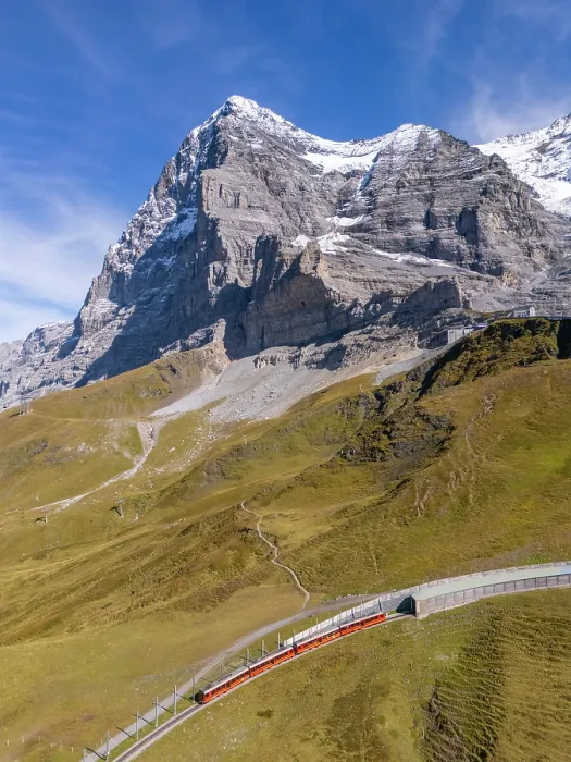 Framed Print : Eiger above Kleine Scheidegg, Berner Oberland, Switzerland