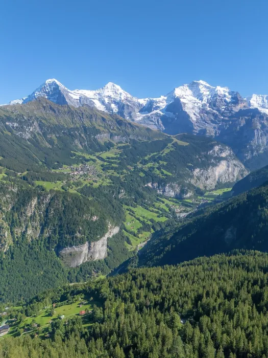 Framed Print : Eiger, Monch and Jungfrau from Isenfluh, Berner Oberland, Switzerland Framed Print : Eiger, Monch and Jungfrau from Isenfluh, Berner Oberland, Switzerland