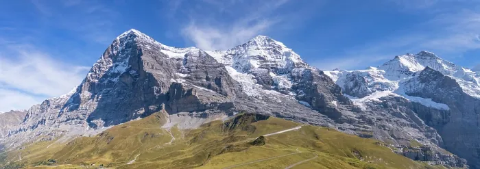Framed Print : Eiger, Monch and Jungfrau above Kleine Scheidegg, Berner Oberland, Switzerland Framed Print : Eiger, Monch and Jungfrau above Kleine Scheidegg, Berner Oberland, Switzerland