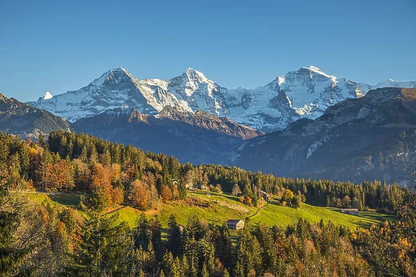 Eiger, Monch & Jungfrau mountains, Berner Oberland, Switzerland